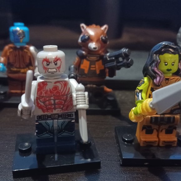 Super Hero Building Blocks Lego Like 9+ Piece Lot Fits Most Building Sets - Picture 5 of 15